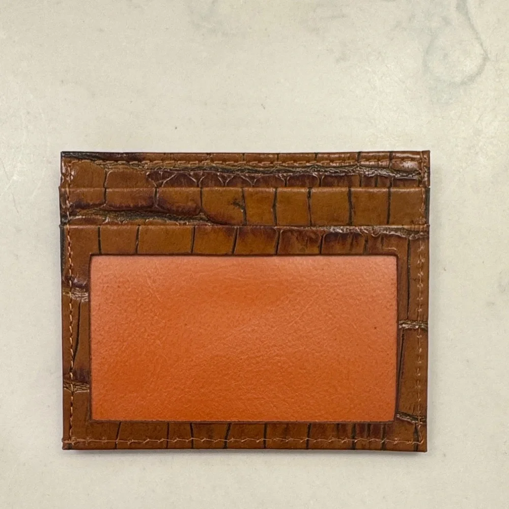 Martin Dingman ANTHONY ALLIGATOR GRAIN EXECUTIVE ID CARD CASE